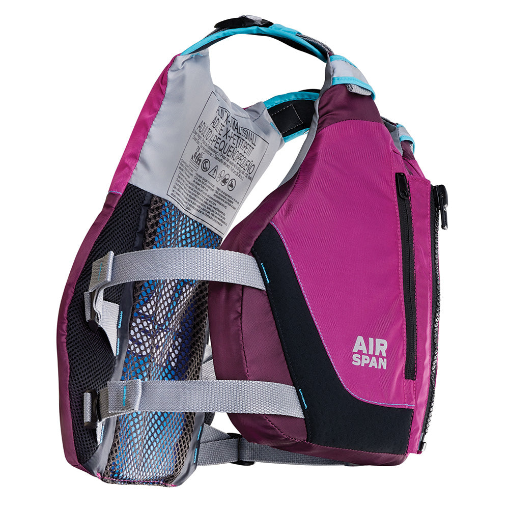 Onyx Airspan Breeze Life Jacket - M/L - Purple [123000-600-040-23] Brand_Onyx Outdoor Marine Safety Marine Safety | Personal Flotation Devices Paddlesports Paddlesports | Life Vests