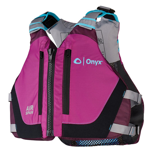 Onyx Airspan Breeze Life Jacket - XL/2X - Purple [123000-600-060-23] Brand_Onyx Outdoor Marine Safety Marine Safety | Personal Flotation Devices Paddlesports Paddlesports | Life Vests