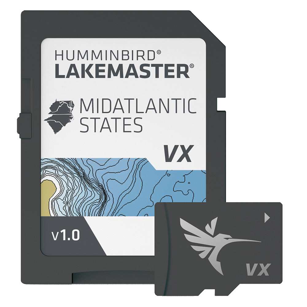 Humminbird LakeMaster VX - Mid-Atlantic States [601004-1] 1st Class Eligible Brand_Humminbird Cartography Cartography | Humminbird MRP