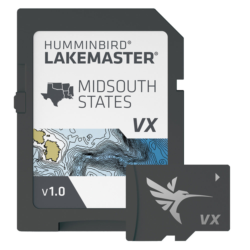 Humminbird LakeMaster VX - Mid-South States [601005-1] 1st Class Eligible Brand_Humminbird Cartography Cartography | Humminbird MRP
