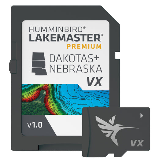 Humminbird LakeMaster VX Premium - Dakota/Nebraska [602001-1] 1st Class Eligible Brand_Humminbird Cartography Cartography | Humminbird MRP