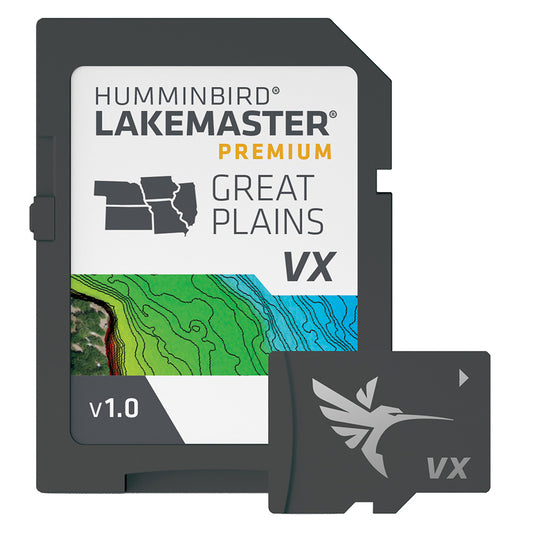Humminbird LakeMaster VX Premium - Great Plains [602003-1] 1st Class Eligible Brand_Humminbird Cartography Cartography | Humminbird MRP