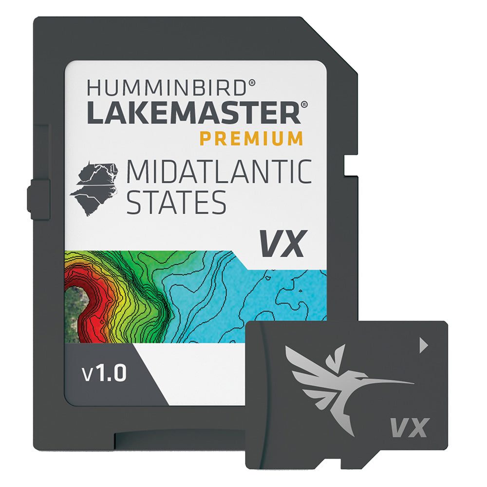 Humminbird LakeMaster VX Premium - Mid-Atlantic States [602004-1] 1st Class Eligible Brand_Humminbird Cartography Cartography | Humminbird MRP