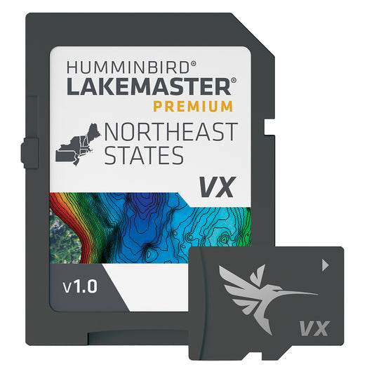 Humminbird LakeMaster VX Premium - Northeast [602007-1] 1st Class Eligible Brand_Humminbird Cartography Cartography | Humminbird MRP