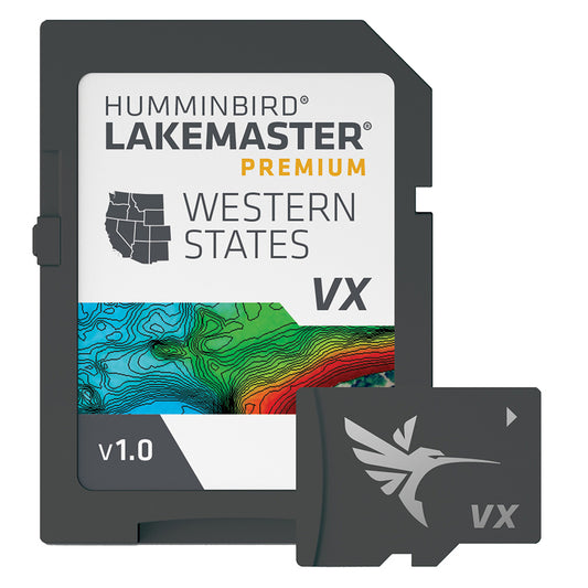 Humminbird LakeMaster VX Premium - Western States [602009-1] 1st Class Eligible Brand_Humminbird Cartography Cartography | Humminbird MRP