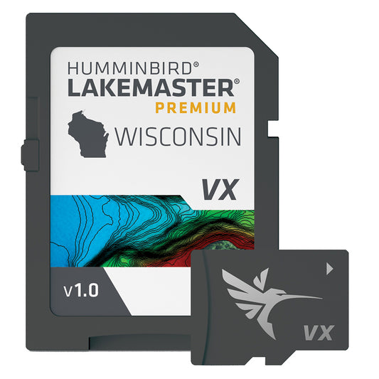 Humminbird LakeMaster VX Premium - Wisconsin [602010-1] 1st Class Eligible Brand_Humminbird Cartography Cartography | Humminbird MRP