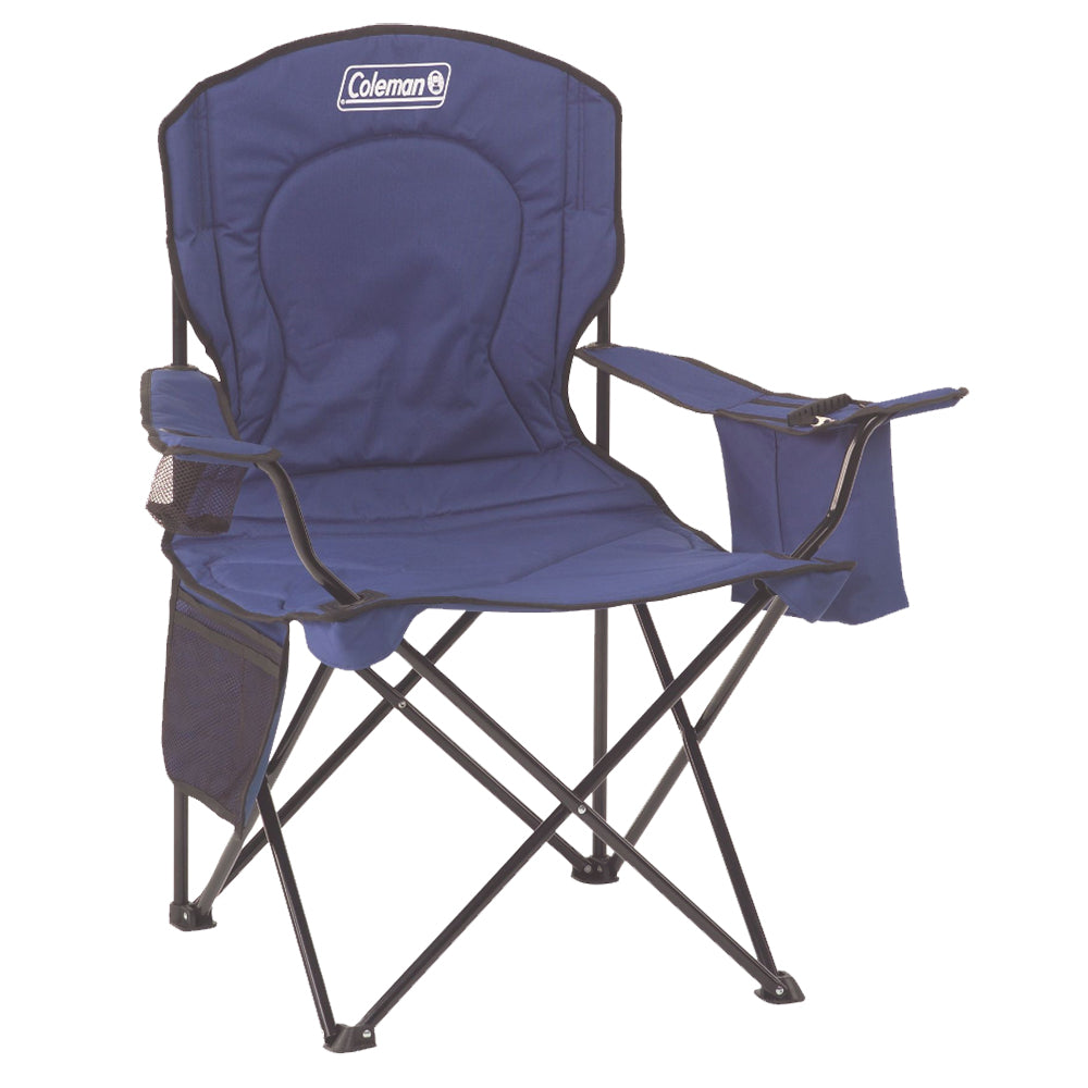 Coleman Cooler Quad Chair - Blue [2000035685] Brand_Coleman Camping Camping | Furniture MAP Outdoor Outdoor | Camping