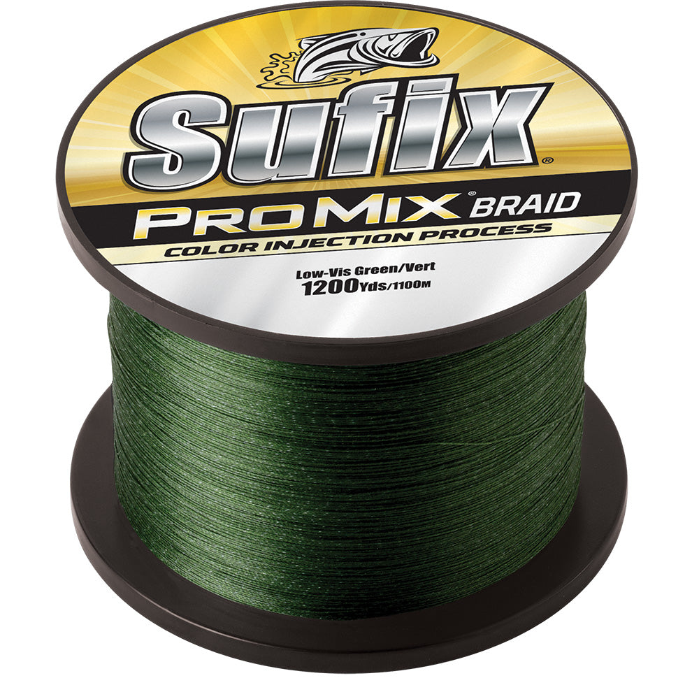 Sufix ProMix Braid - 65lb - Low-Vis Green - 1200 yds [630-365G] Brand_Sufix Hunting & Fishing Hunting & Fishing | Lines & Leaders
