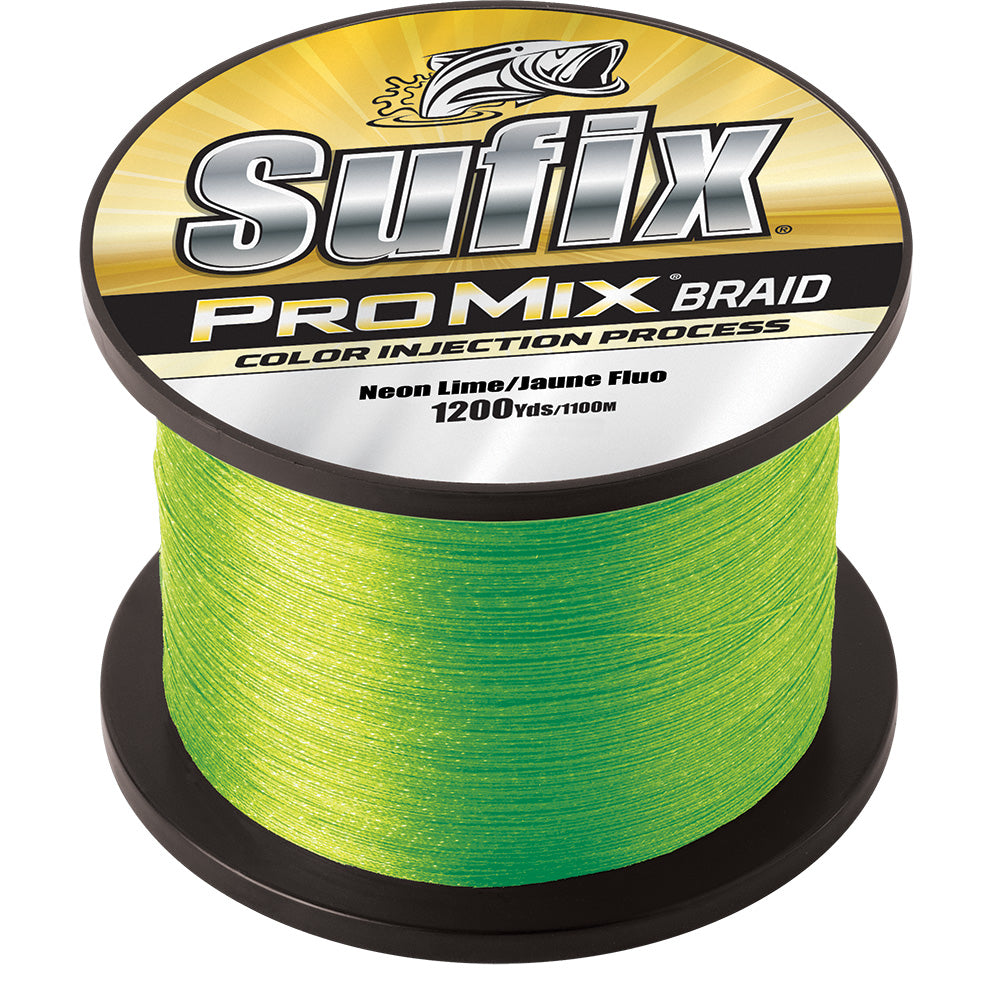 Sufix ProMix Braid - 80lb - Neon Lime - 1200 yds [630-380L] Brand_Sufix Hunting & Fishing Hunting & Fishing | Lines & Leaders