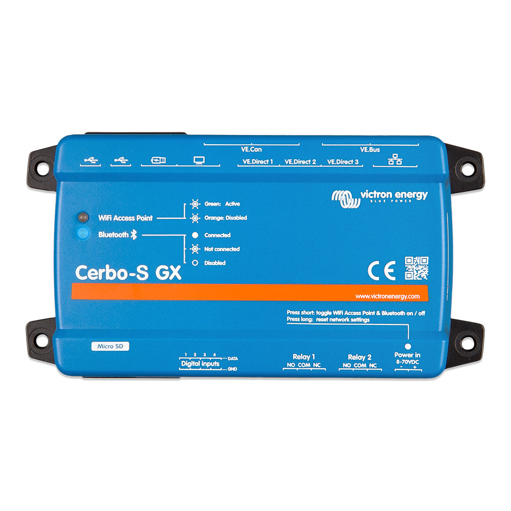 Victron Cerbo-S GX Basic Version - Limited Inputs No BMS Can Port [BPP900450120] 1st Class Eligible Brand_Victron Energy Electrical Electrical | Accessories Electrical | Meters & Monitoring MRP Restricted From 3rd Party Platforms
