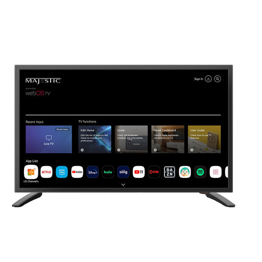 Majestic 19" 12V Smart LED TV WebOS, Mirror Cast Bluetooth - North America Only [MJSLT190U] Brand_Majestic Global USA Entertainment Entertainment | Televisions