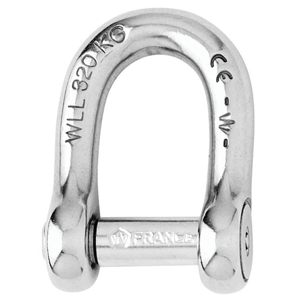 Wichard Self-Locking Allen Head Pin D Shackle - 6mm Diameter - 1/4" [01303] 1st Class Eligible Brand_Wichard Marine MAP Sailing Sailing | Shackles/Rings/Pins
