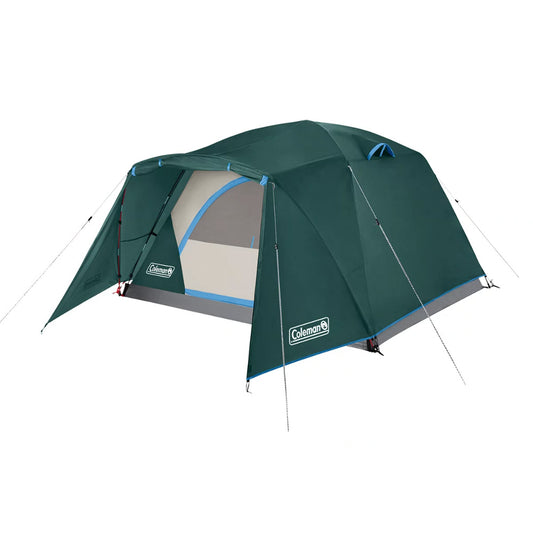 Coleman Skydome 4-Person Camping Tent w/Full-Fly Vestibule - Evergreen [2000037516] Brand_Coleman Camping Camping | Tents MAP Outdoor Outdoor | Tents