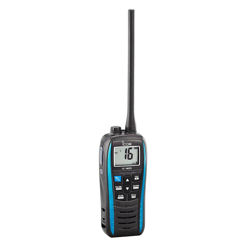Icom M25 Floating Handheld VHF Marine Radio - 5W - Marine Blue [M25-51] Brand_Icom Communication Communication | VHF - Handheld